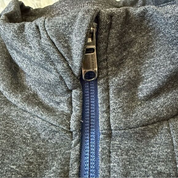 Lululemon Athleisure Charcoal Gray Long Sleeve Zip Up Jacket with Pockets Size L - Picture 6 of 7